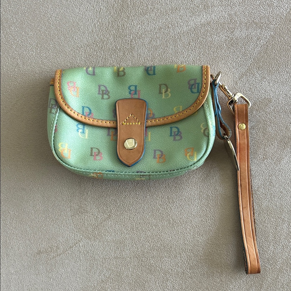 Dooney & Bourke Multicolor Monogram Wristlet